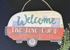 Camper Welcome Sign 