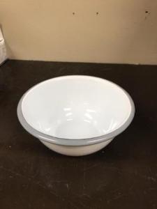 Gray Rim Cereal Bowl 