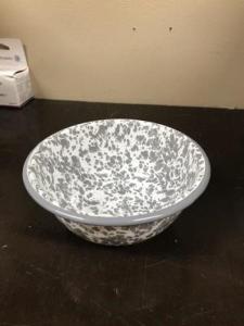 Gray Splatter Cereal Bowl 
