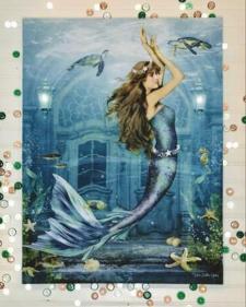 Lighted New Mermaid Canvas 