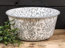 Gray Splatter Mixing Bowl 