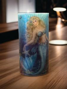 Blonde Mermaid LED Candle With Timer 