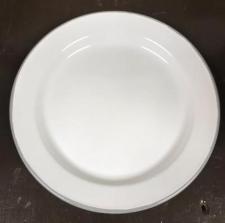 Gray Rim Enamelware Dinner Plate 