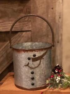 Snowman Bucket .
