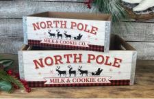 North Pole Milk&Cookie Co. Boxes (Set of 2)