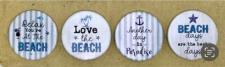Beach Resin Coasters (Set of 4)