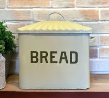 Gray Rim Bread Box 