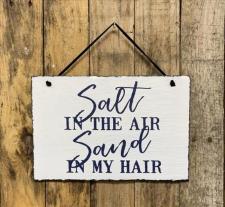 Salt In The Air Slate Hanger 