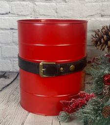 Santa Belt Red Bucket 