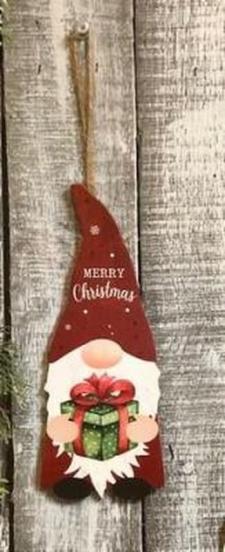 Merry Christmas Gnome Ornament 
