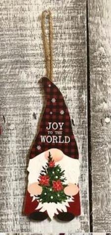 Joy To The World Gnome Ornament 