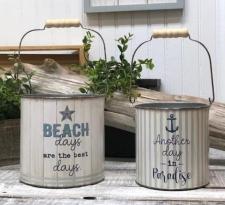 Beach Buckets (Set of 2)