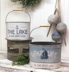 Lake Oval Buckets (Set of 2)