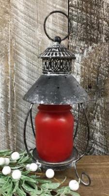 Distressed Antique Lantern 