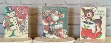 Retro Christmas Blocks (3 Assorted)