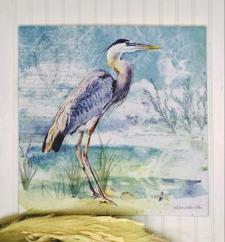 Tall Shorebird Canvas 
