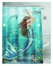 Mermaid & Friends Shower Curtain 