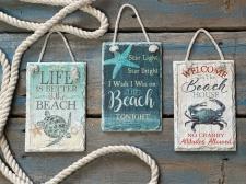 Beach Mini Slates (3 Assorted)