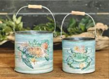 Sea Life Buckets (Set of 2)
