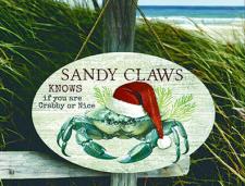 Sandy Claws Sign 