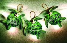Sea Turtles Ornaments (3 Assorted)