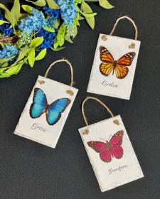 Butterfly Mini Slates (3 Assorted) 