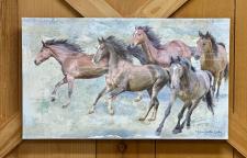 Horse Stampede Canvas