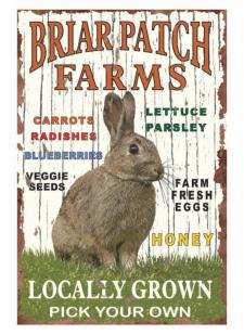Briar Patch Tin Sign