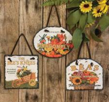 Floral Mini Slates (3 Assorted)