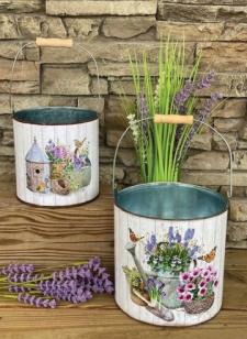 Spring Market Buckets (Set of 2)