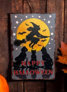 Happy Halloween Tin Sign