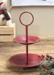 Red Ring Two Tier Tray 
