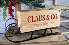 Claus & Co. Wood Sled 