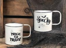 Trick or Treat / Spooky Mug (2 Assorted)