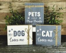 Pets/Dog/Cat Blocks (3 Assorted)