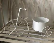 White Distressed Tabletop Bicycle 