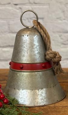 Red Rim Button Bell Large
