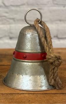 Red Rim Button Bell Small