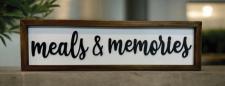 Meals & Memories 3D Sign
