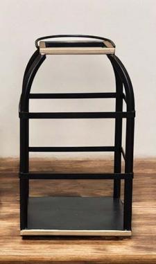 Black/ Gold Trim Lantern - Large