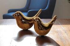 Gold Birds (Set of 2)