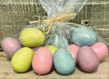 Green Blue Purple Pink Eggs Pack of 12