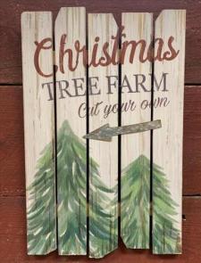 Tree Farm Pallet Sign 