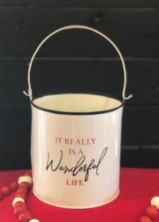 Wonderful Life White Bucket .