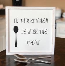 Lick The Spoon Sign 