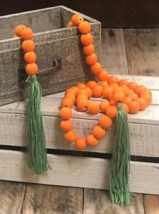 Orange Bead Strand 