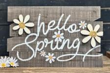 Hello Spring Wall Art 