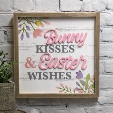 Bunny Kisses Sign 