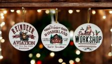 Santa's Workshop Ornaments (3 Assorted) 