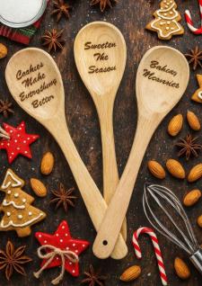 Holiday Mixing Spoons (Set of 3)